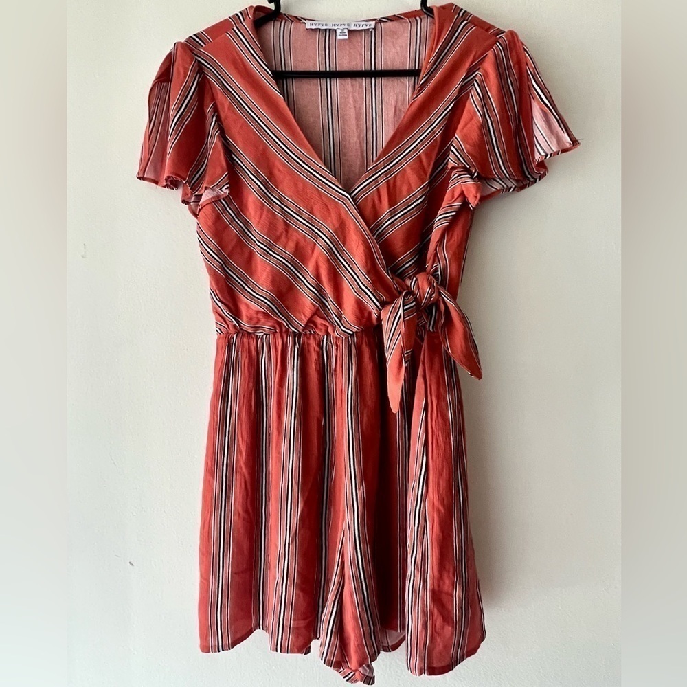 Hyfve Orange Romper size Small